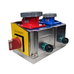 Caixa em Aço Inox 304 com Tomadas Industriais