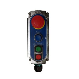 Botoeira/Caixa em Aço Inox 304 3 Furos IP67 para Botão 22MM